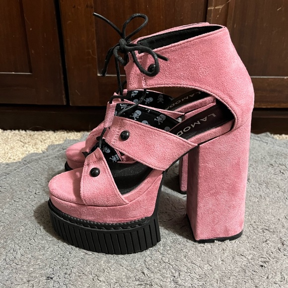 Lamoda Platform Sandals, size 5 NWOT - Picture 3 of 3